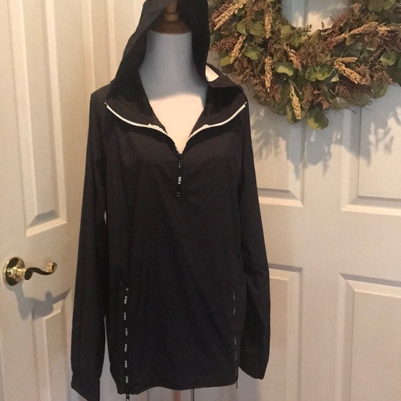 Victoria's secret new black anorak windbreaker - Picture 2 of 7
